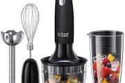 3 in 1 Electric Hand Blender, Fruit &amp; Veg Mini Chopper &amp; Whisk attachment