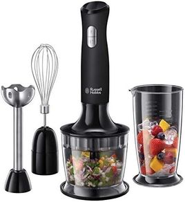 3 in 1 Electric Hand Blender, Fruit & Veg Mini Chopper & Whisk attachment