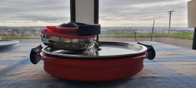 Foldable camping kettle and pot