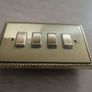 Georgian Brass Light Switch Image 2