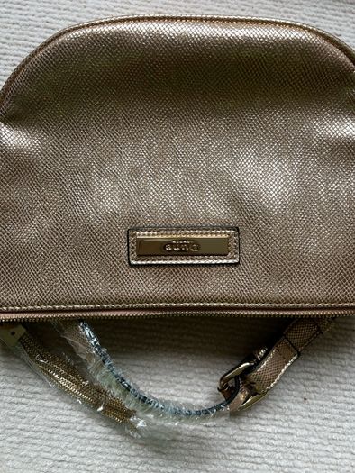 Dune Gold Snake Skin Waist Belt Bag New