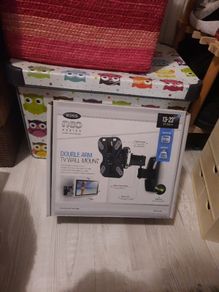 double arm tv wall mount