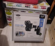 double arm tv wall mount