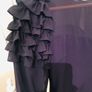 Stunning French Navy Ruffle Sleeve Dress size 6 Image 4