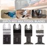 20 Pcs Mix Oscillating Saw Blades, Professional Wood/Metal Universal Multitool Quick Release Saw Blades Fit Fein Multimaster, Ryobi, Milwaukee, Bosch, Dremel, Dewalt, Rockwell, Makita and More (FREE POSTAGE) Image 5