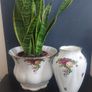 Two Royal Albert "Old Country Roses" Items with Some Damage - A Planter and a "Chelsea" Vase, See Condition Report. Price for Both Image 3