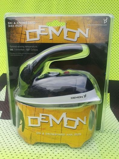 Demon snowboard ski service wax iron