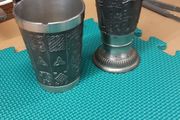 Mullingar pewter tankards