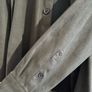 Next green faux suede jacket with pockets and button up front. Size M #suede #outerwear Image 4