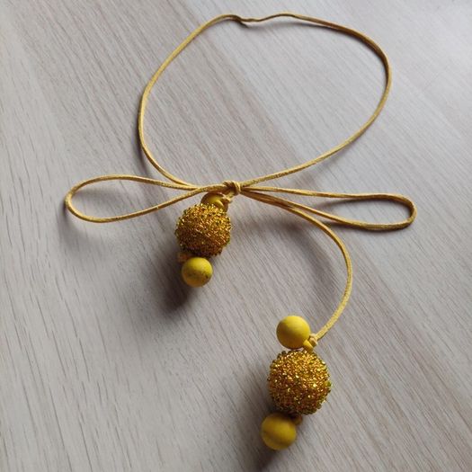 Handmade Yellow Necklace/Belt