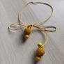 Handmade Yellow Necklace/Belt Image 2