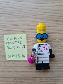 lego col14-3 monster scientist, collectible series 14