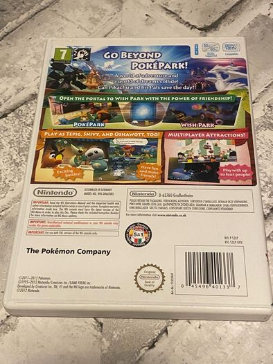 Pokemon PokePark 2 Wonders Beyond Nintendo Wii No Manual