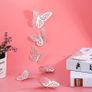 3D Wall Stickers, 36pcs Butterfly Wall Stickers, 3D Butterfly DIY Decorations, Wall Stickers Art Decor Crafts, Butterfly Wall Decals for Home DIY, Baby Room, Party and Birthday( 3 Sizes, Silver) Image 2