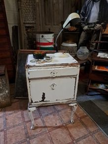 Stressed Wooden Locker
