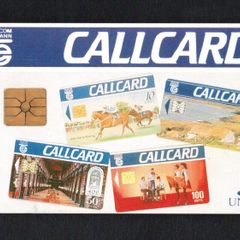 1992 Ireland 5 Unit Montage early definitive Call card (Gemplus GEM1) Call Card Used. Telecom Eireann card number 1040