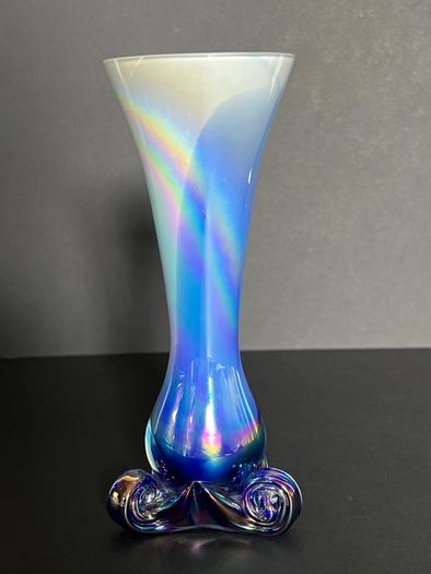 Price Drop Vintage Iridescent Glass Vase