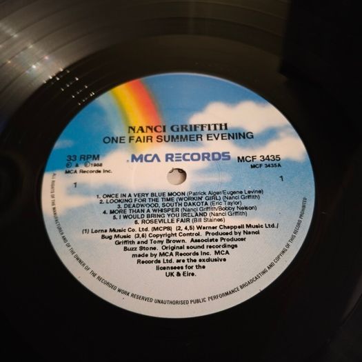Nancy Griffith - One fair summer evening Irish pressing