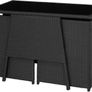 Folding Polyrattan Set for 2 People 2 Chairs and 1 Table with Glass Top Image 2