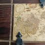 Vintage Style Wooden Map Chest Storage Trunk  Great Condition Image 3