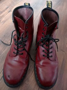 doc martens ox blood boots size 11