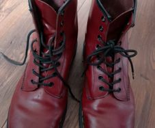 doc martens ox blood boots size 11