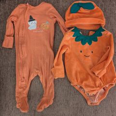 Baby first halloween clothes bundle