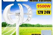Wind Turbine Generator 5 Blades Home Power Kit