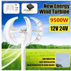 Wind Turbine Generator 5 Blades Home Power Kit