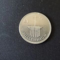 Irish 1 Punt Millennium Coin