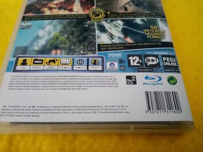 HAWX H-A-W-X  H A W X PlayStation 3 Ps3 Games Original