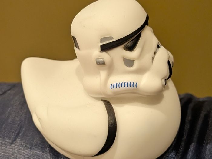 Mini Star Wars stormtrooper rubber duck