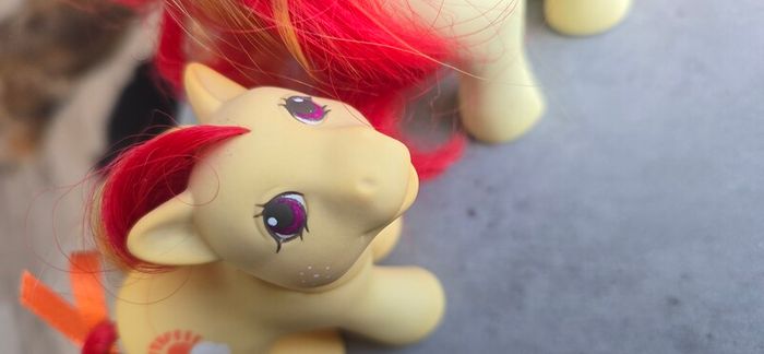 Mammy and Son Custom Sunburst Mountain Boy Ponies using MLP G1 Base My Little Pony