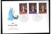 1981 Ireland Christmas Commemorative Stamps Post and Telegraph First Day Cover (FDC)