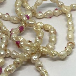 Vintage Rice Baroque pearl necklace