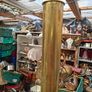 Very Large Army WW1 Dated 1918 Heavy Brass Gong Shell with a Hammer, Pubs, Bar Restraunts or Hotels etc, A beautiful eye catcher and a wonderful conversation piece, Postage Available or Collection on all my items Image 2