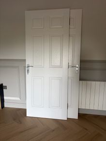 White internal doors x 3