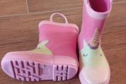 wellies unicorn pink size 6