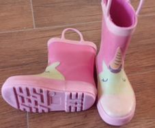 wellies unicorn pink size 6