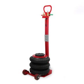 BRAND NEW 3Tons/6600LBS Pneumatic Car Jack Folding Triple Air Bag Jack