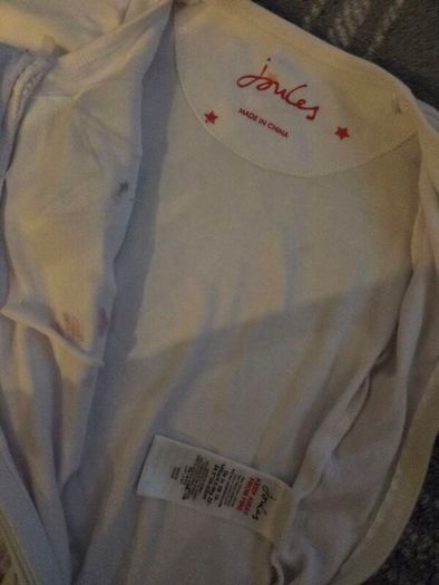 UpTo3Months, Joules Little Star Zip Up Footless Sleepsuit