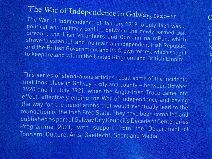 The War of Independence in Galway 1920-21 Ireland Irish history IRA Sinn Fein