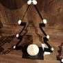 2 x candles tree metal tealight holders Image 2