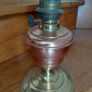 Antique French copper/brass oil lamp works Image 3