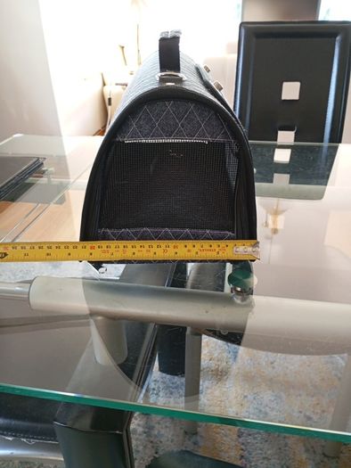 dog carrier bag with harness