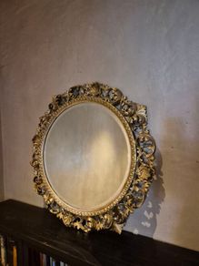 antique rococo mirror