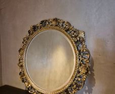 antique rococo mirror