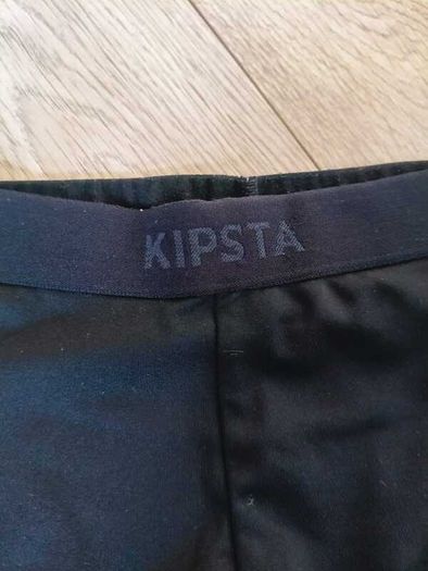 Kipsta black sports leggings - age 10 years