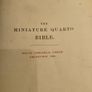 1846 Rare Miniature Quarto Bible Image 8