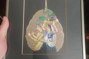 3x Peepal leaf pictures